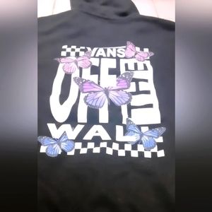 Vans butterfly hoodie black